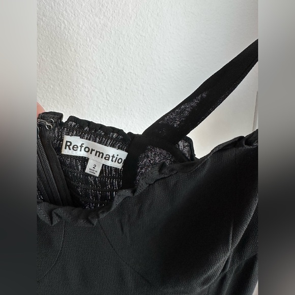 Reformation Nikita Maxi Dress in Black - Picture 4 of 8